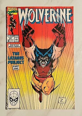 Buy Wolverine 1990 #27 - Classic Jim Lee Cover - Marvel • 14.26£