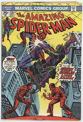 Buy Amazing Spider-Man 136 Marvel 1974 FN VF 1st Green Goblin Harry Osborn • 95.44£