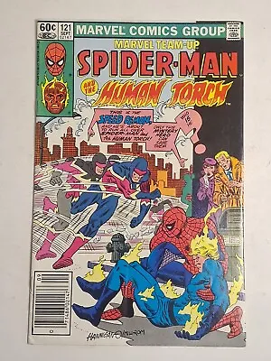 Buy MARVEL TEAM-UP  SPIDER-MAN AND THE HUMAN TORCH #121 - Nov 1984 Marvel • 10.35£