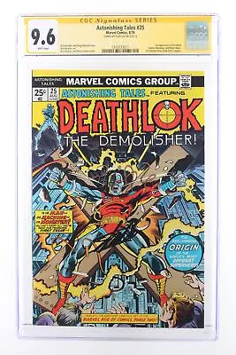 Buy Astonishing Tales #25 - Marvel 1974 CGC 9.6 1st App Of Deathlok SIGNED Stan Lee • 1,422.30£