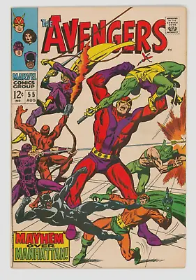 Buy Avengers #55 VFN+ 8.5 First Ultron-5 Plus Masters Of Evil • 195£