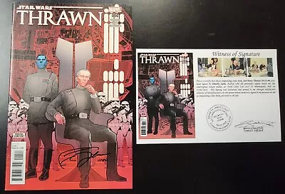 Buy Star Wars: Thrawn (2018) #4 SIGNED Timothy Zahn Notarized Witness Of Signature • 31.66£