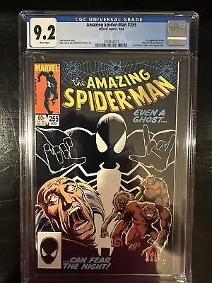 Buy Amazing Spider-Man #255 CGC 9.2 (Marvel 1984)  WP!  1st Black Fox! • 51.97£
