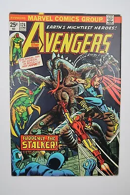 Buy Avengers #124 1st Star Stalker & Origin Mantis 1974 Bronze Age Marvel 1974 VF • 24.02£