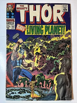 Buy The Mighty Thor #133 Marvel Comics 1966 1st App. Of Ego The Living Planet VG/FN • 35.97£