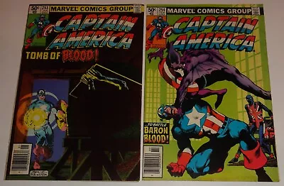 Buy Captain America #253,254 John Byrne Death Of Baron Blood 9.0 First Union Jack • 19.03£