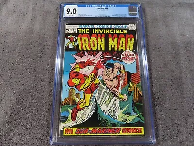 Buy 1973 MARVEL Comics IRON MAN #54 - Key 1st Appearance Of MOONDRAGON - CGC 9.0 • 237.18£