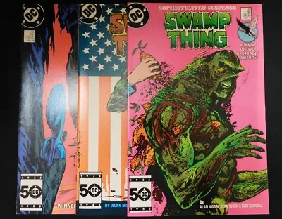 Buy Swamp Thing 43 44 45 Dc Comics John Constantine Alan Moore Woch Randall 1985 Vf+ • 19£