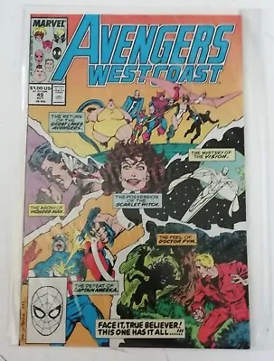 Buy Marvel Comics Avengers West Coast #49 1st Print Near Mint  • 5.99£