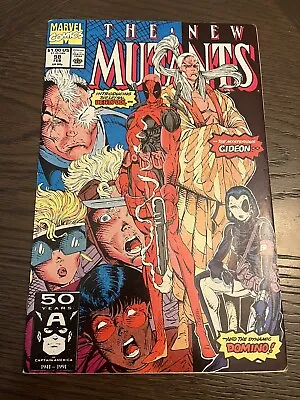 Buy New Mutants #98 FN/VF  1st Appearance Of Deadpool! Domino! Marvel 1991 • 256.22£