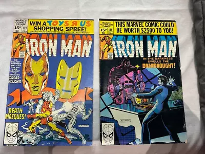 Buy IRON MAN Vintage Comics X2 1970's • 15£