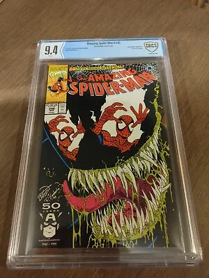 Buy Amazing Spider-Man #346 CBCS 9.4 NM Venom Cover And Appearance WHITE Pages  • 43.69£