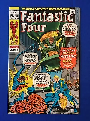 Buy Fantastic Four #108 VFN (8.0) MARVEL ( Vol 1 1971) • 28£