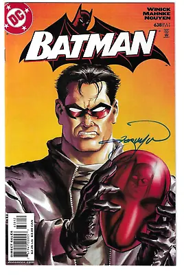 Buy Batman #638 (2005) 2nd Print Jason Todd Signed By Tom Nguyen VF/NM Or Better • 31.77£