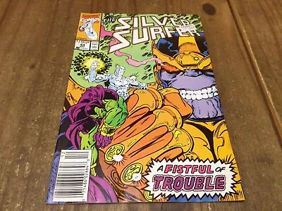 Buy Marvel Comic’s  The Silver Surfer No. 44 December 1990 • 30£