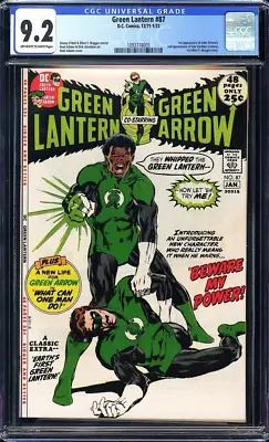 Buy Green Lantern #87 CGC 9.2 (1972)  1st App John Stewart/ 2nd Guy Gardner!L@@K! • 2,008.76£