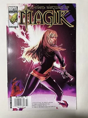 Buy X-men Return Of Magik #1 (marvel 2008) Rare Newsstand Edition Htf Scarce Vf/nm • 32.16£