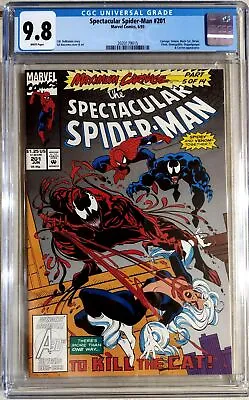 Buy Spectacular Spider-Man 201 CGC 9.8 Maximum Carnage 5 Of 14 Marvel • 78.06£