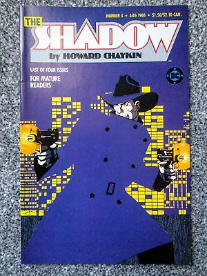 Buy The Shadow # 4 Of 4 ( Aug 1986 ) ☆ Howard Chaykin Art ☆ DC Comics  • 2£