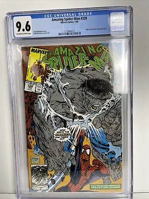Buy The Amazing Spider-Man #328 CGC 9.6 McFarlane Last Issue Grey Hulk Custom Label • 63.07£