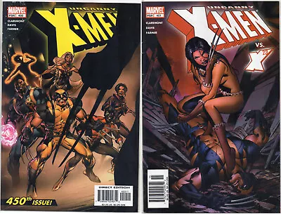 Buy UNCANNY X-MEN #450 450 X-23 1st Appearance Vs X-Men RARE Newsstand VARIANT 2004 • 59.96£