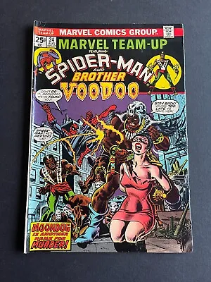 Buy Marvel Team-Up #24 - Brother Voodoo Guest Appearance (Marvel, 1974) Fine- • 9.61£