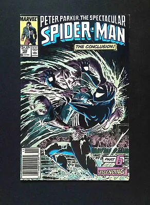 Buy Spectacular Spider-Man #132  MARVEL Comics 1987 VF- NEWSSTAND • 14.19£
