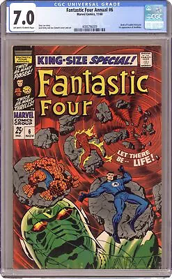 Buy Fantastic Four Annual #6 CGC 7.0 1968 4086796009 1st App. Franklin Richards • 519.75£
