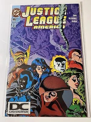 Buy Justice League America #95 (rare DC Universe Logo) • 4.69£