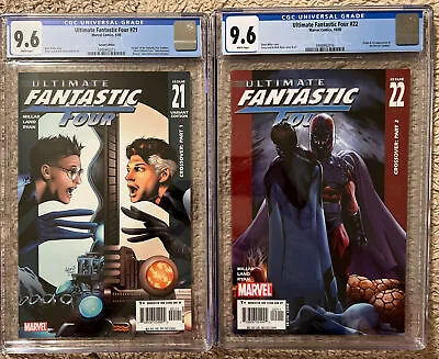 Buy Ultimate Fantastic Four #21 Variant & #22 CGC 9.6 1st Appearance Zombies Land • 316.11£