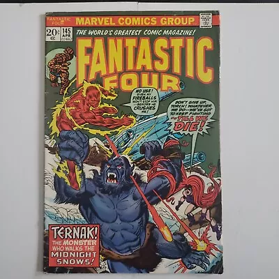 Buy Fantastic Four #145 Vol. 1 (1961) 1974 Marvel Comics • 16.09£