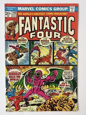 Buy Fantastic Four #140 (1973) Origin Of Annihilus In 5.0 Very Good/Fine • 11.19£