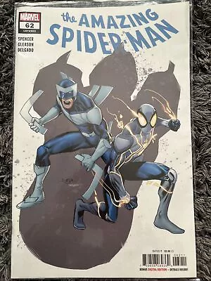 Buy Amazing Spider-Man #62 (LGY 863) Regular Gleason Cover Marvel Comics 2021 NM • 5£
