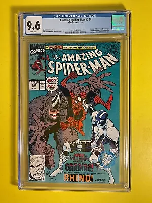 Buy Amazing Spider-Man #344 1st Appearance Of Cletus Cassidy CGC 9.6 Marvel 1991. • 71.15£
