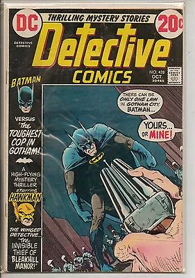 Buy DC Comics Batman In Detective #428 October 1972 Hawkman Very Rare VF • 33.50£