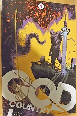 Buy Image God Country #1 1st Print Cover B Signed Donny Cates And Geoff Shaw. RARE!! • 24.99£