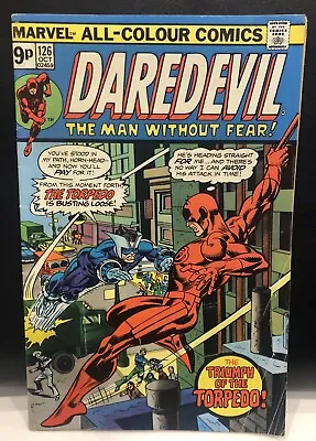 Buy DAREDEVIL #126 Comic Marvel Comics Bronze Age • 9.47£