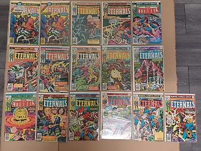 Buy Marvel Comics The Eternals Run & Annual (1976) All VG+ • 200£