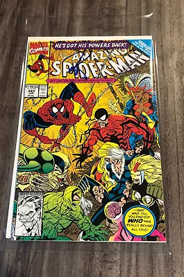 Buy THE AMAZING SPIDER-MAN #343 Marvel COMIC BOOK SIGNED BY ERIK LARSEN Autograph • 15.77£