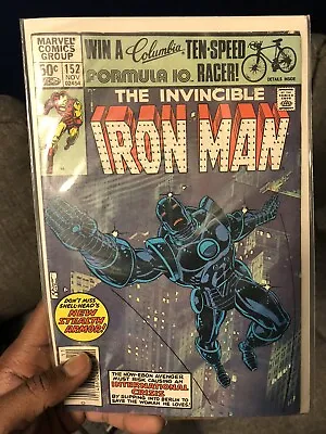 Buy Invincible Iron Man #152 Fn 1st Stealth Armor 1 App 1981 Newsstand  Comic  • 60.82£