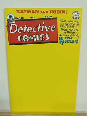 Buy Detective Comics #140 Facsimile Blank Variant NM Clean! 2023 1st Riddler App • 4.86£