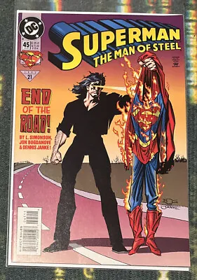 Buy Superman Man Of Steel #45 1995 DC Comics Sent In A Cardboard Mailer • 3.99£