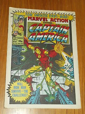 Buy Marvel Action Starring Captain America #29 British Weekly 9 September 1981 Thor^ • 5.99£