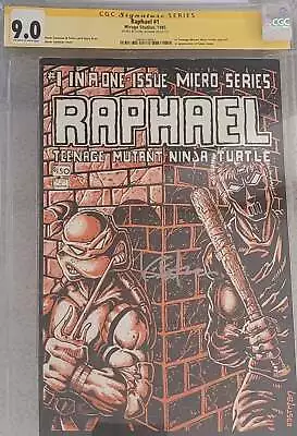 Buy 1st App Teenage Mutant Ninja Turtles Raphael (1985 Mirage Studio) #1 CGC 9.0 SIG • 558.86£