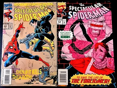 Buy SPECTACULAR SPIDER-MAN #209 210 NM FOREIGNER 2 PART STORY BLACK CAT Marvel  • 3.49£