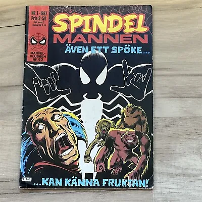 Buy AMAZING SPIDER-MAN #255 1984 RARE SWEDISH EDITION VARIANT 1st Black Fox 1 1987 • 3.95£