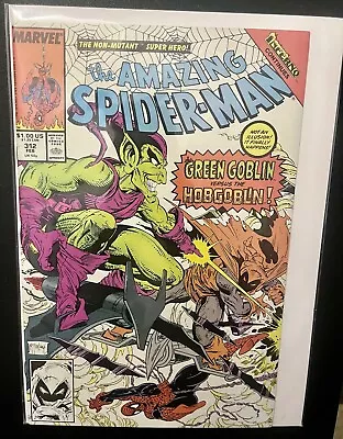 Buy Amazing Spider-Man 312 Comic Green Goblin Hobgoblin Todd McFarlane Marvel 1989 • 23.32£