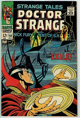 Buy STRANGE TALES  168  VF/8.0  -  Beautiful Silver Age Issue From 1968! • 56.29£