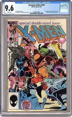 Buy Uncanny X-Men #193 CGC 9.6 1985 3743314020 • 107.94£