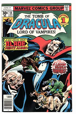 Buy The Tomb Of Dracula #58 July 1976 Marvel Comics VeryFine/NM Solo Blade • 36.23£